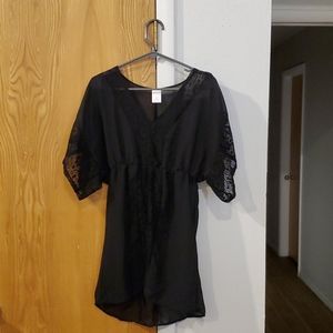 Black Swimsuit Cover Up